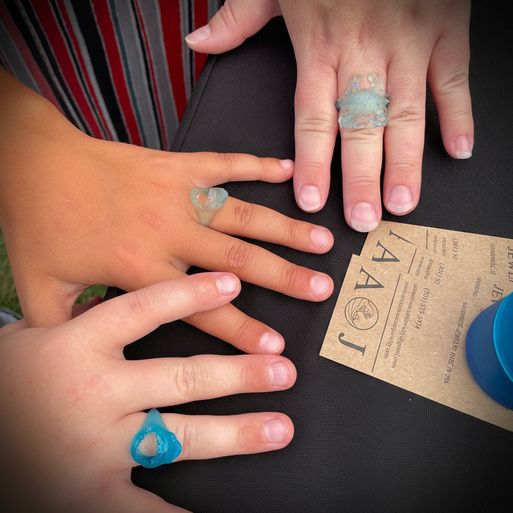 3D Printed Shark Mouth Ring