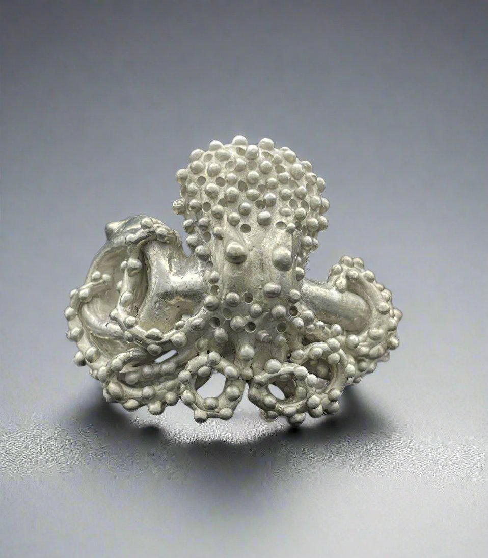 Octopus coming out of Jar