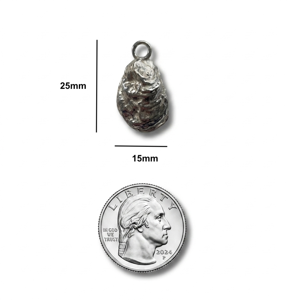 Oyster - Sterling Silver Charm