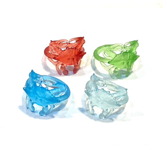 3D Printed Blue Crab Ring