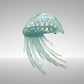 3D Printed Portuguese Man O' War - Pin/Magnet