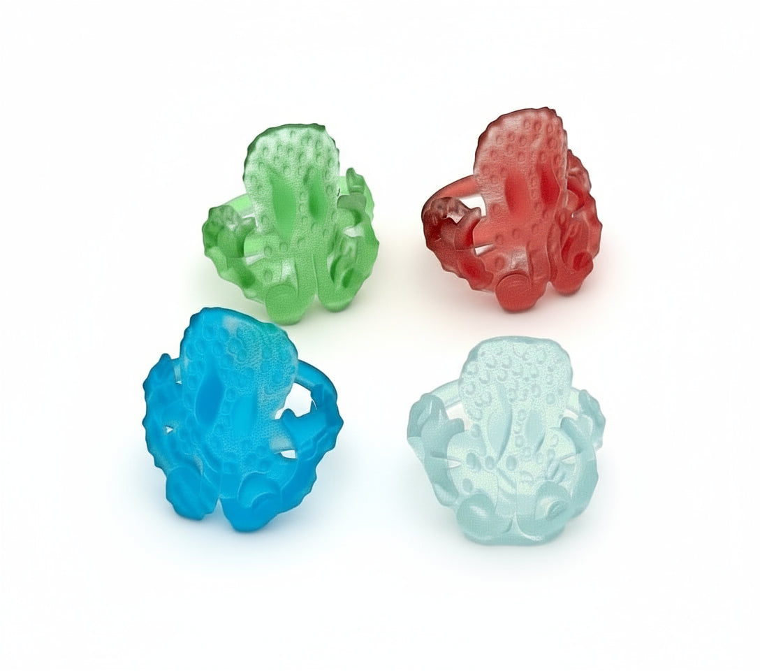 3D Printed Octopus Large Ring