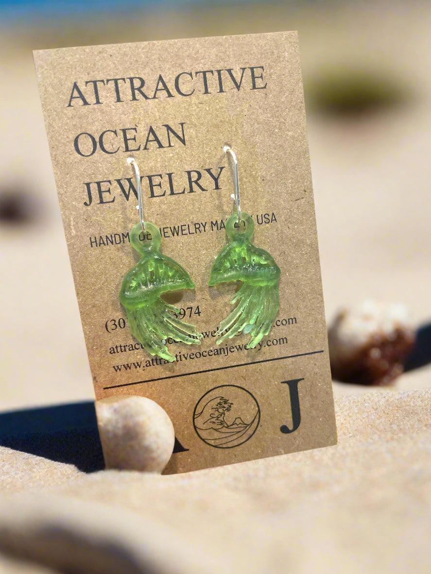 3D Printed Portuguese Man O' War - Earrings