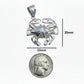 Blue Crab Sterling Silver Charm (Large)