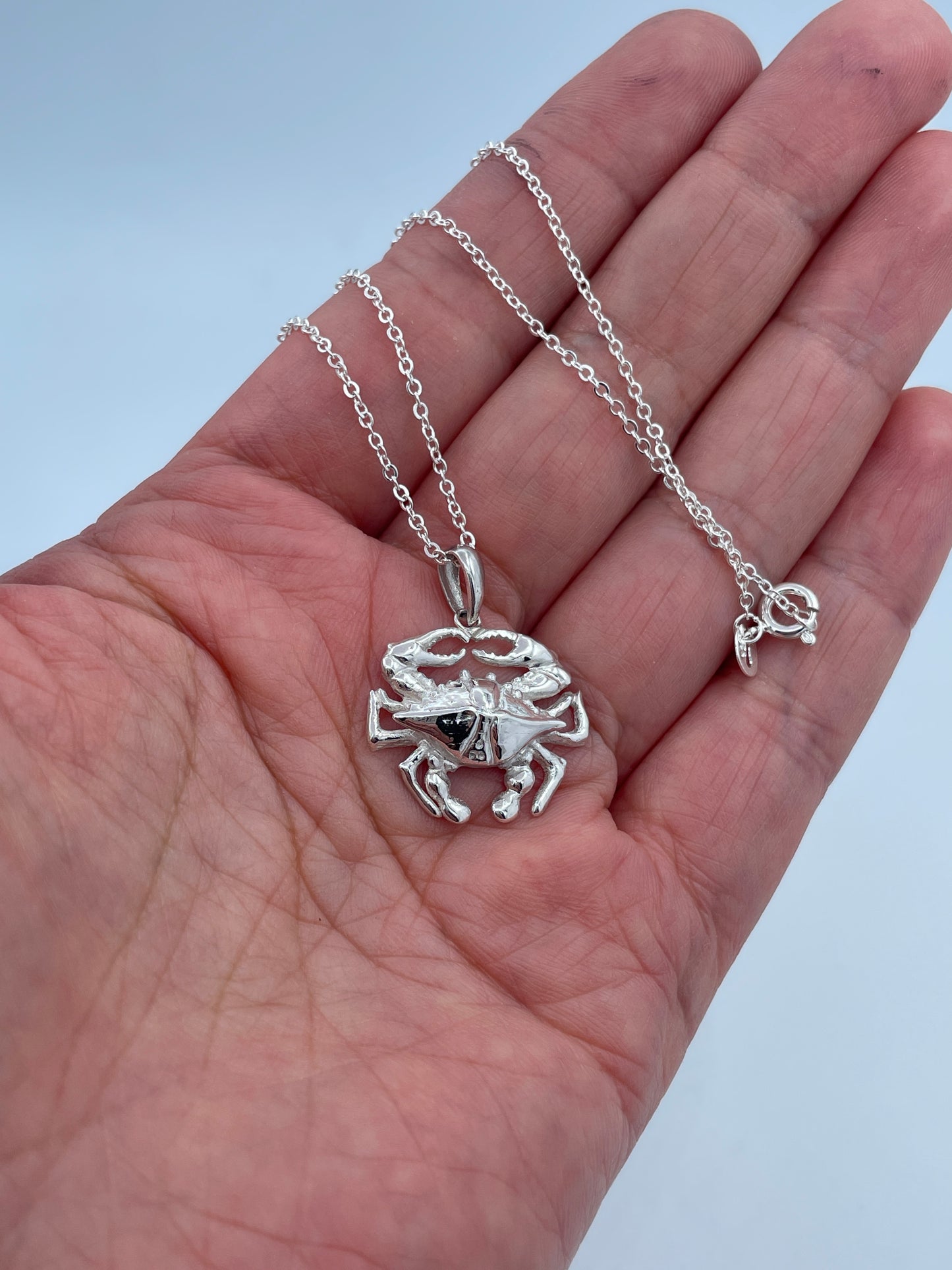 Blue Crab Neckless - M