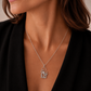 Blue Heron w/ Leg up Necklace (Small) - Sterling Silver
