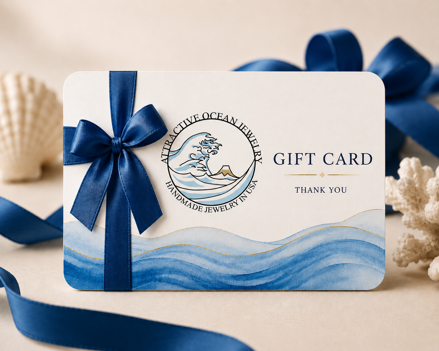 Attractive Ocean Jewelry Gift Card