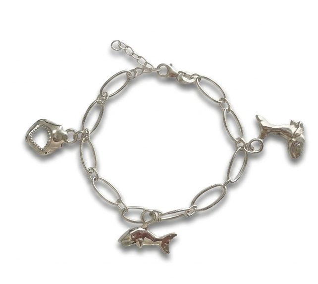 Breaching Whale Sterling Silver Charm