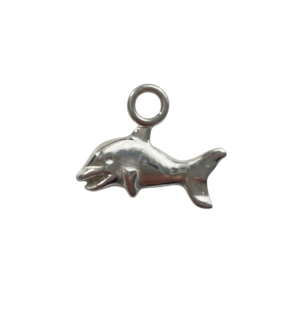 Dolphin Sterling Silver Charm