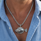 Flounder/Fluke Necklace - Sterling Silver