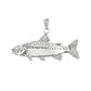 Freshwater Trout Charm (Large) - Sterling Silver