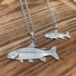 Freshwater Trout Charm (Small) - Sterling Silver