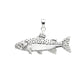Freshwater Trout Charm (Small) - Sterling Silver