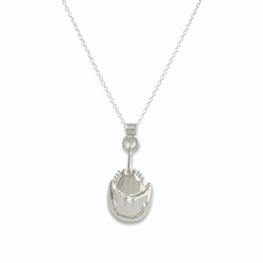 Horseshoe Crab - Sterling Silver Necklace