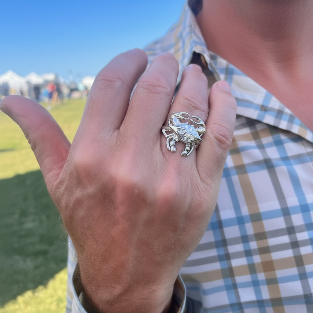 Blue Crab Ring