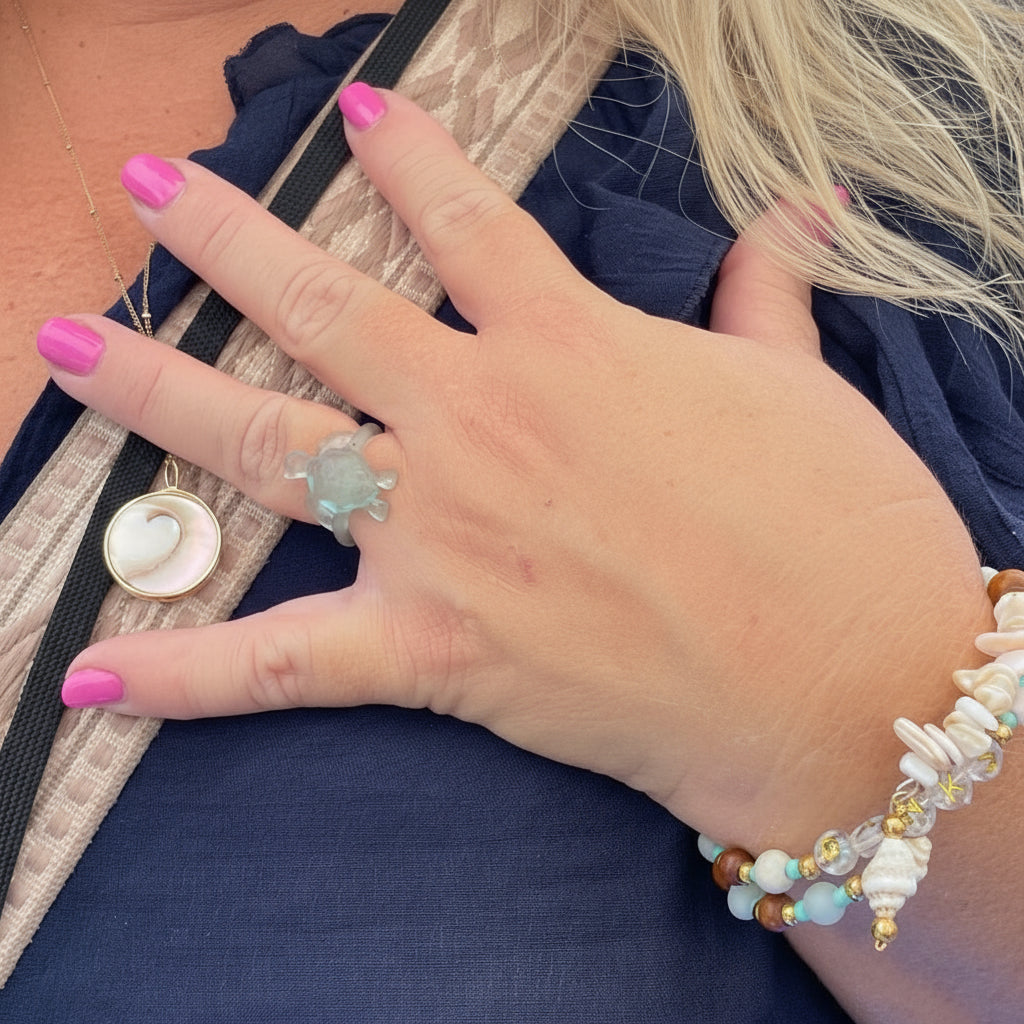 3D Printed Turtle Ring