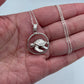 Turtle Sterling Silver Neckless (Medium)