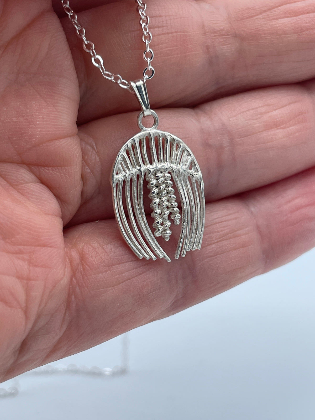 Jellyfish Necklace - Sterling Silver