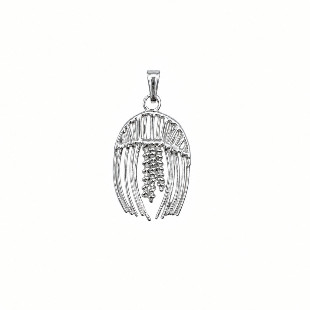 Jellyfish Charm - Sterling Silver