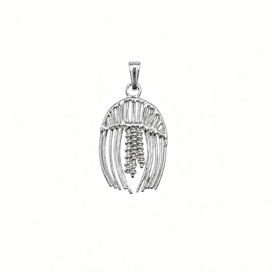 Jellyfish Charm - Sterling Silver