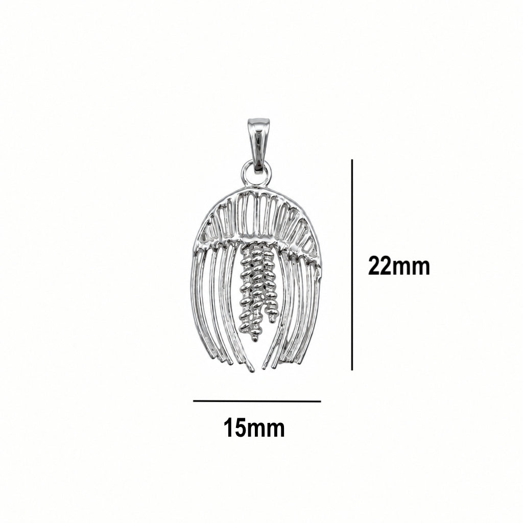 Jellyfish Necklace - Sterling Silver
