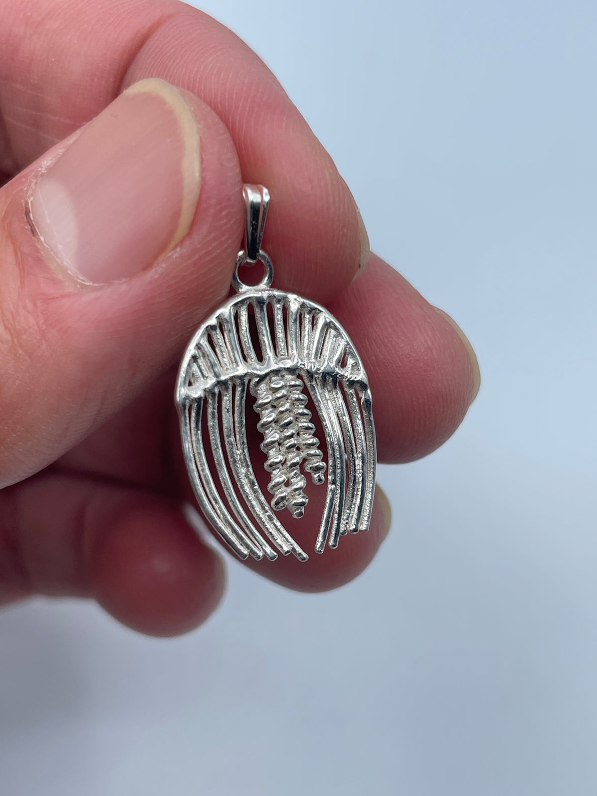 Jellyfish Charm - Sterling Silver