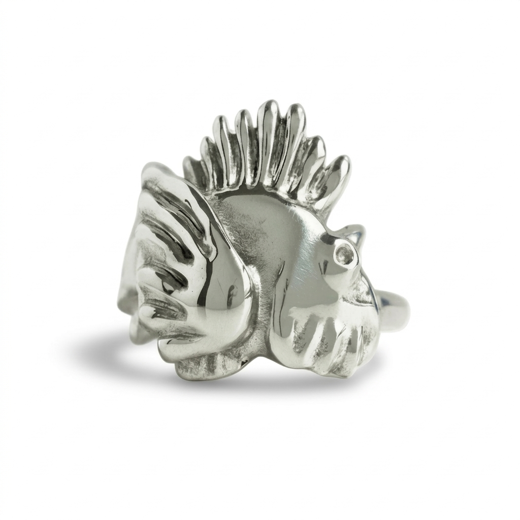 Lionfish Sterling Silver Ring