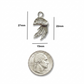 Portuguese Man O' War Sterling Silver Charm (Small)