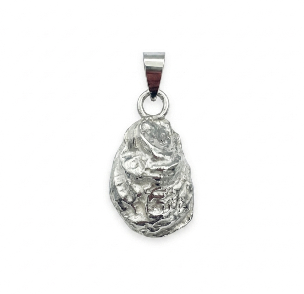 Oyster Cham Front showing on white background