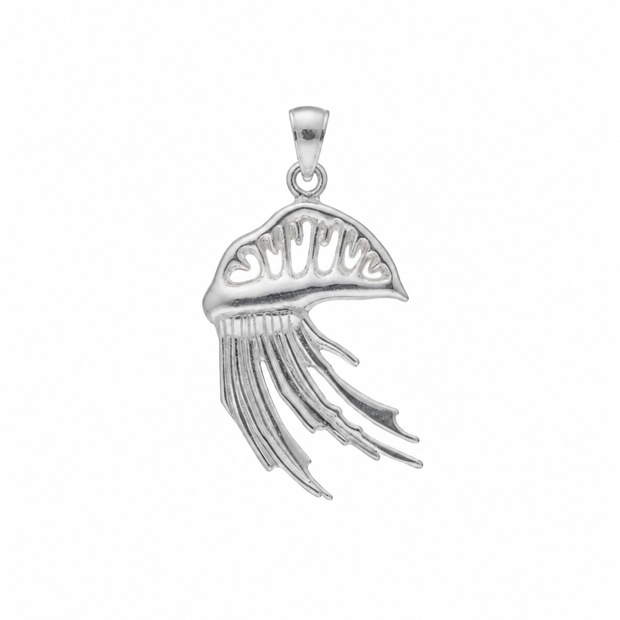 Portuguese Man O' War Sterling Silver Charm (Medium)