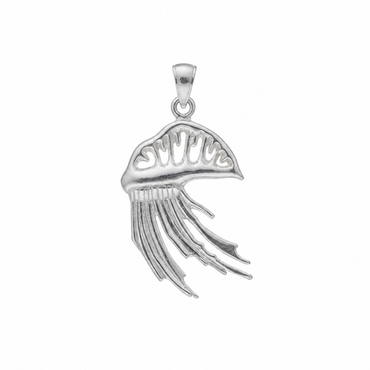 Portuguese Man O' War Sterling Silver Charm (Medium)