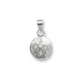 Sand Dollar Sterling Silver Charm