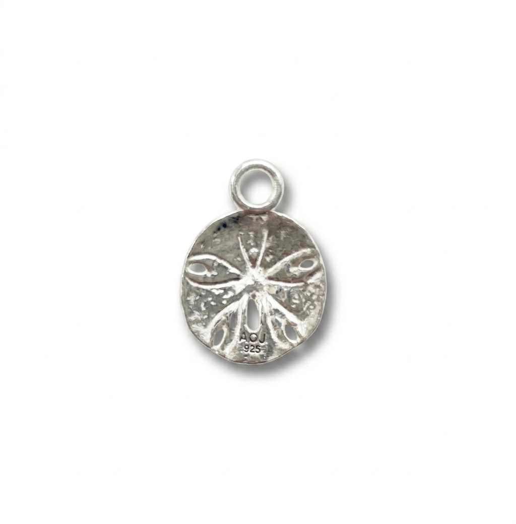 Sand Dollar Sterling Silver Charm