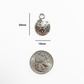 Sand Dollar Sterling Silver Charm