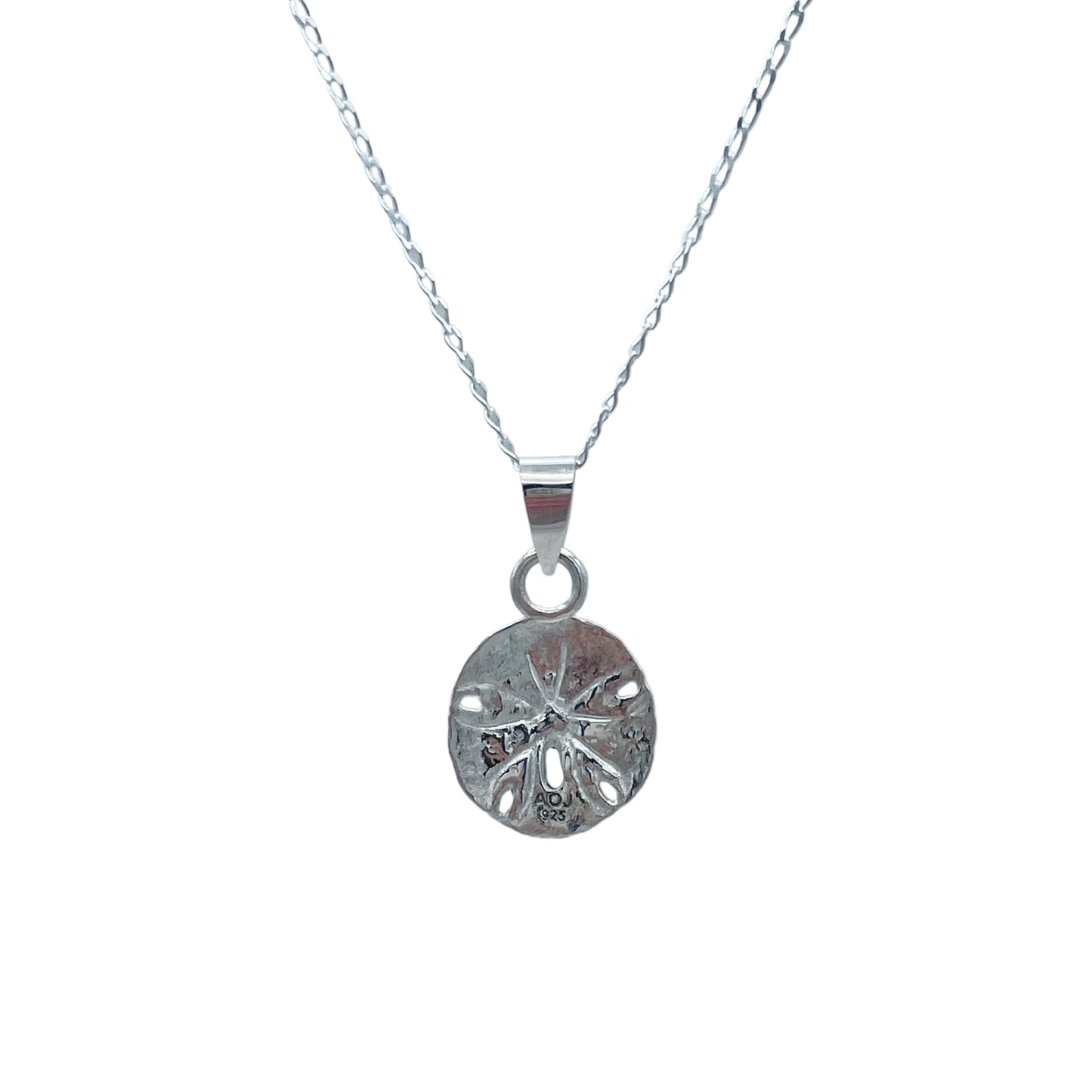 Sand Dollar Sterling Silver Necklace