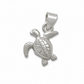 Sea Turtle Charm - Sterling Silver