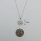 Floating Sea Turtle Necklace (Small) - Sterling Silver