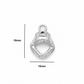 Shark Mouth Sterling Silver Charm