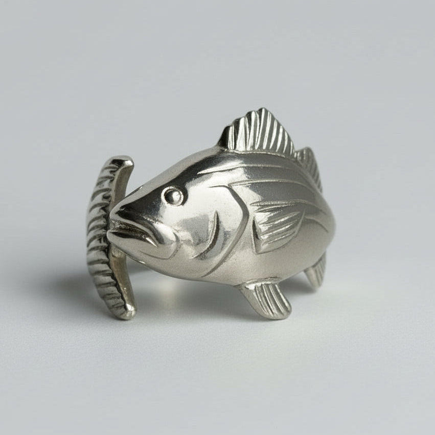 Striper/Rockfish Sterling Silver Ring