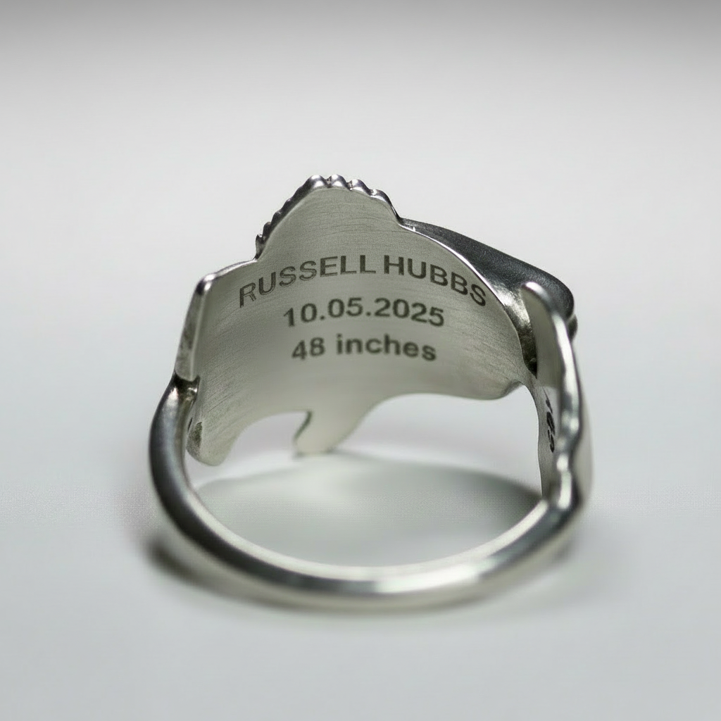 Striper/Rockfish Sterling Silver Ring