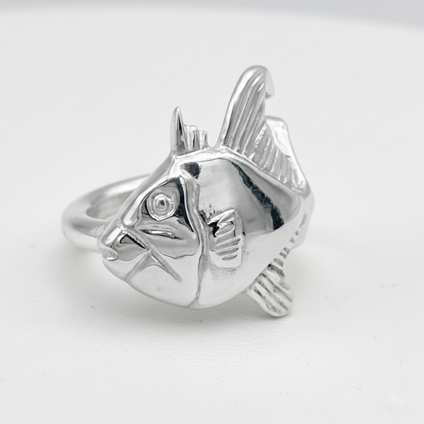 Triggerfish Sterling Silver Ring