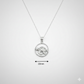 Floating Sea Turtle Necklace (Medium) – Sterling Silver